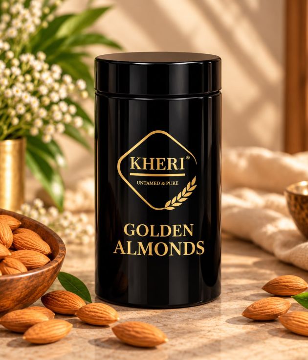 Kheri Eco Tin 200              Golden Almonds