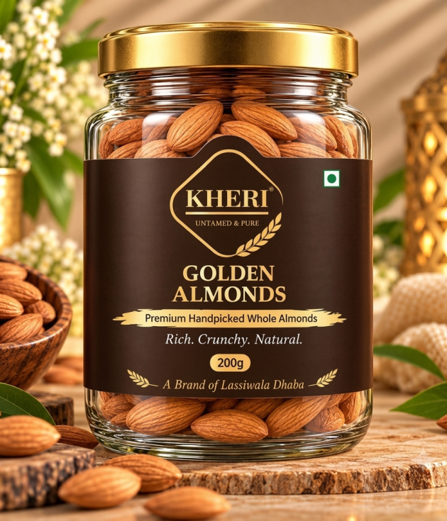 Kheri Classic Jar 200 Golden Almonds