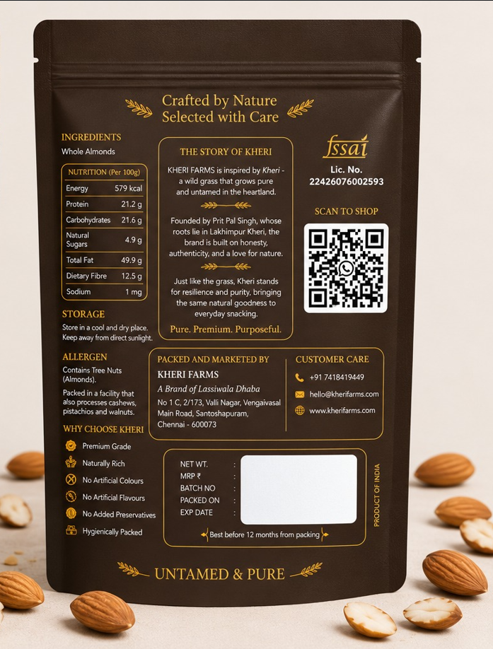 Kheri Grab and Go 500 Golden Almonds - Image 2
