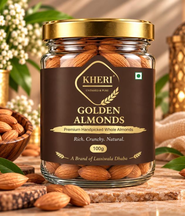 Kheri Classic Jar 100 Golden Almonds